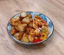 Цыпленок Гунбао с картофелем