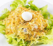 Салат Птичье гнездо