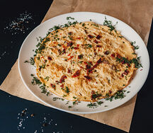 Яичница с бастурмой