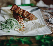 Люля-кебаб из свинины и говядины