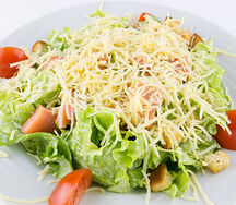 Салат Цезарь с семгой