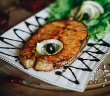 Шашлык из семги