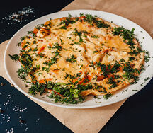 Яичница с помидорами