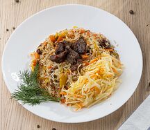 Плов с говядиной