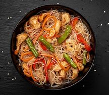 Фунчоза с креветкой
