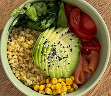 Боул Булгур-лосось