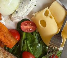 Завтрак с бататом 