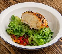 Треска с томатной сальсой