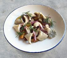 Грузди и печеный картофель