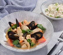 Соте из морепродуктов