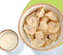 Пельмешки со сметаной