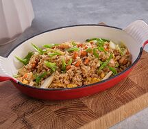 Жаренный рис с курицей