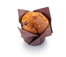 Яблочный маффин с клюквой