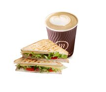 Комбо с тостом сыр-ветчина