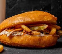 Шаурма с курицей в донере