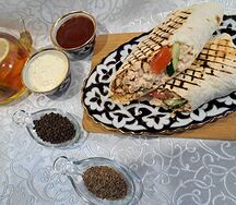 Шаурма с летним салатом