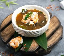 Мисо суп с креветками