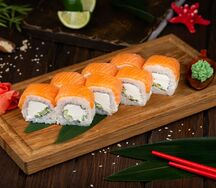 Ролл Филадельфия с огурцом