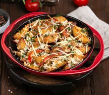 Горячая сковородка со свининой