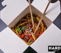 Wok c креветками