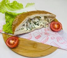 Шаурма в лепешке со свининой