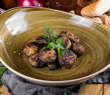 Шампиньоны гриль