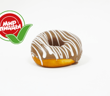 Донат с шоколадом