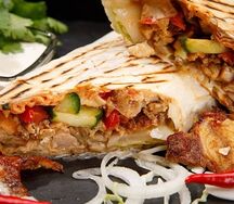 Томатная шаурма 