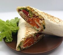 Вегетарианская большая шаурма