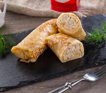 Блины с курицей
