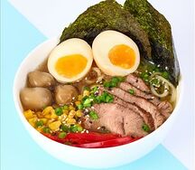 Рамен гонконгский с говядиной средний