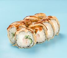 Теплый ролл с креветкой су-вид