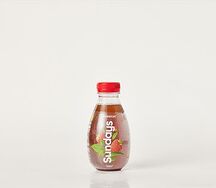 Холодный чай с малиной