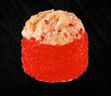 Запечённая Калифорния с крабом