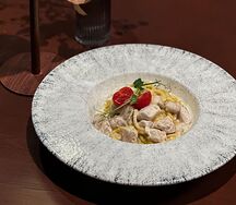 Сливочная паста с курицей