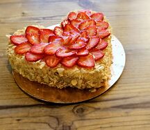 Чизкейк Клубничное сердце