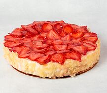 Чизкейк с клубникой