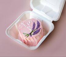 Бенто-торт Гиацинт Шоколад-банан