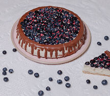 Чизкейк с голубикой