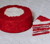 Торт Красный Бархат порция