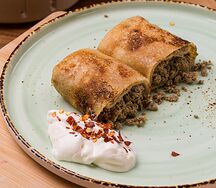 Блинчик с мясом и рисом, 1 шт
