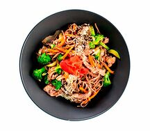 Лапша соба с курицей