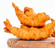 Креветки в кляре