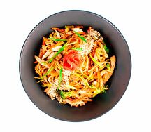 Лапша яичная с курицей