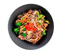 Лапша Соба с морепродуктами