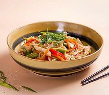 Лапша удон с курицей