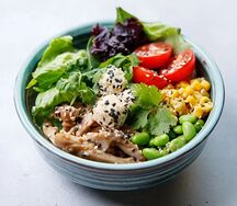 Боул с бедром цыпленка