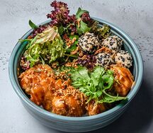 Кранч fishball с креветкой