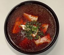 Борщ с курицей