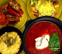 Обед с курочкой